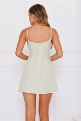 Timeless Tranquility Mini Dress Green