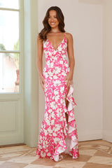 Fantasy Imagination Maxi Dress Pink