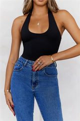 BASE Going Viral Halter Top Black