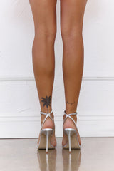 Jypsey Heels Silver Leather