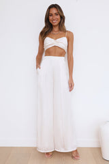 Sweeter Feelings Crop Top Cream
