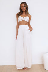 Sweeter Feelings Crop Top Cream