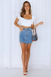 ABRAND A Aline Skirt Walk In On