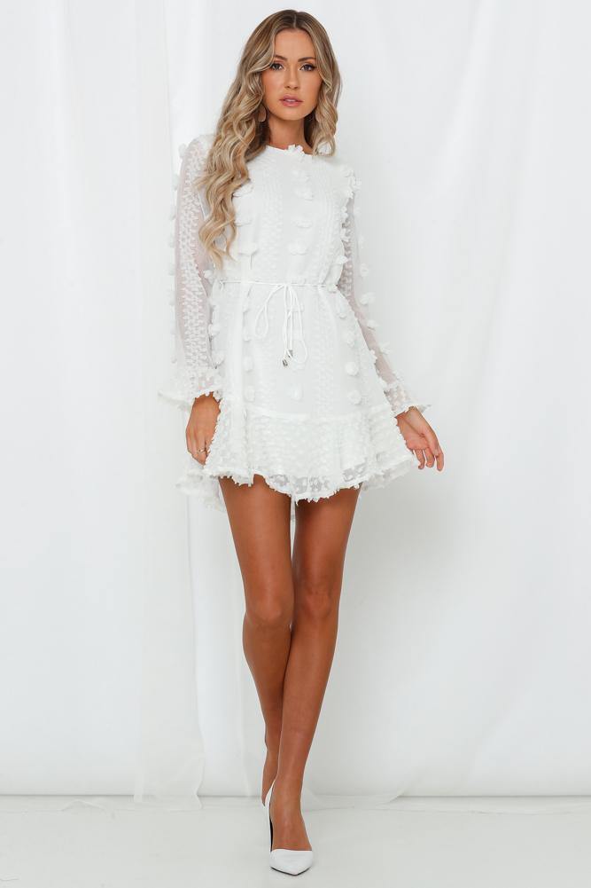 Finally Home Dress White