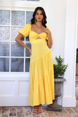 Daytime Dance Maxi Dress Yellow