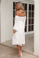 Fun Lover Midi Dress White