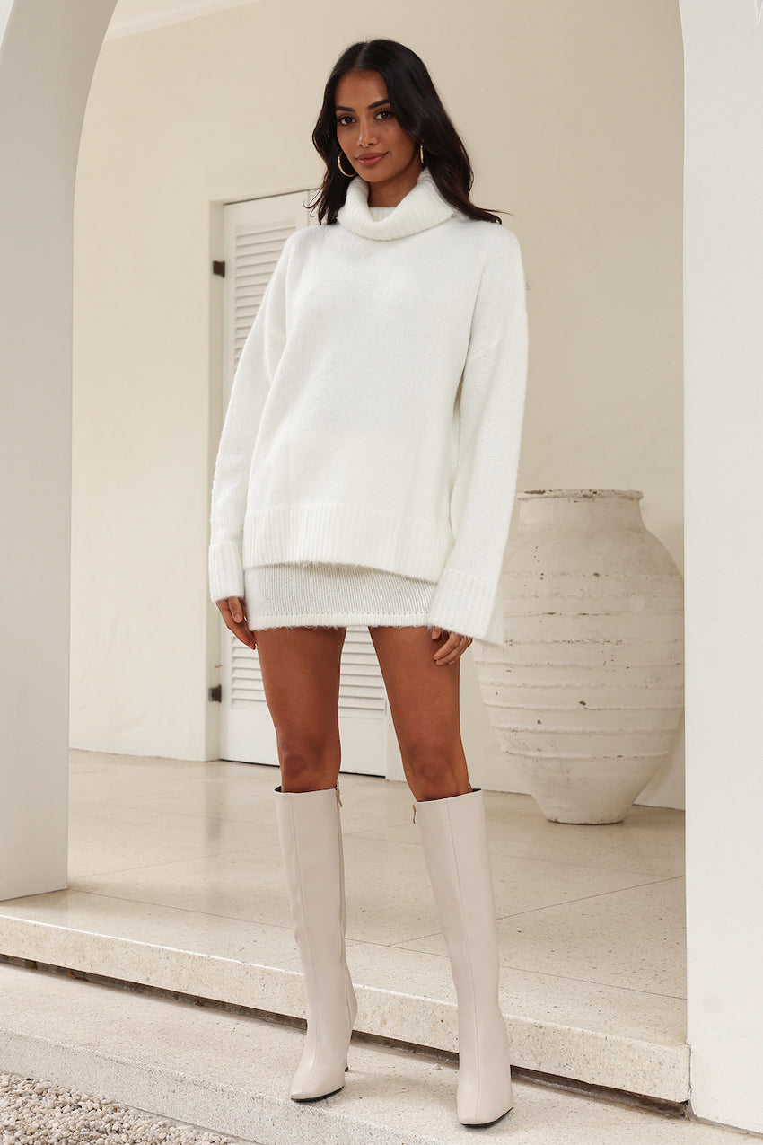 SNDYS Winnie Jumper White