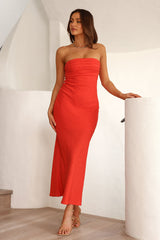 Moves To Make Maxi Dress Red