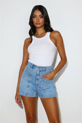 LEE High Relaxed Shorts Blue