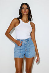 LEE High Relaxed Shorts Blue