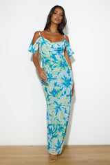 SEVEN WONDERS Longina Maxi Dress Green