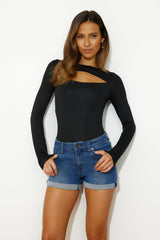 Call Me Basic Bodysuit Black