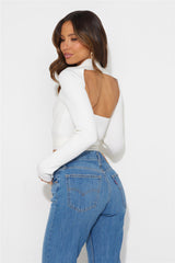 Making Progress Crop Top White