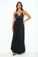 Want And Need Maxi Dress Black