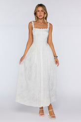 Light Love Energy Maxi Dress White