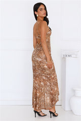 Roar In Style Maxi Dress Leopard