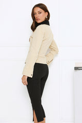 Leo Capri Onyx Pinstripe