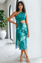 Headed Up Midi Dress Green