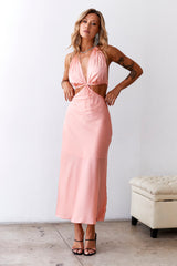 Moody Days Maxi Dress Coral