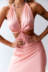 Moody Days Maxi Dress Coral