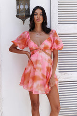 Looking Pretty Mini Dress Pink