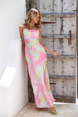 Party Pop Maxi Dress Pink