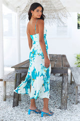 Vacation Dreaming Maxi Dress Blue