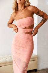 Style Points Midi Dress Pink