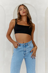 BASE Style Essential Crop Top Black