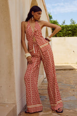 Alara Palazzo Pant - Alara Red