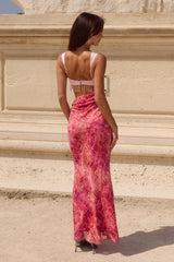 Alzona Cutout Maxi Dress - Gaia Pink
