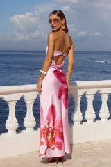 Celeste Strapless Maxi Dress - Orchid Pink
