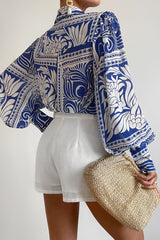 Fleetwood Blouse - Havanna Blue
