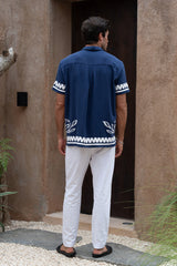 Florian Shirt - Blue/White
