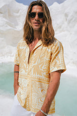 HAVANNA SHIRT - TAN/WHITE