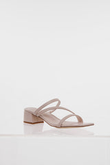 HELLO MOLLY Everyday Chic Heels Nude Nubuck