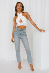 Bakers Delight Crop Top White