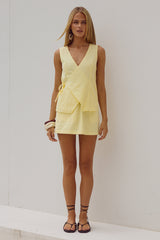 Limoni Mini Skirt - Lemon