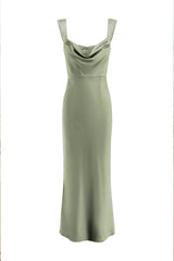 Margot Cowl Maxi Dress - Sage