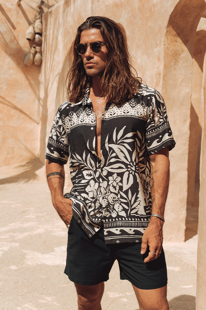 NIKOLAI SHIRT - MILOSA BLACK