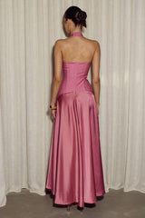 Odina Square Neck Maxi Dress - Blush