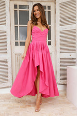 Wise Tales Strapless Maxi Dress Pink