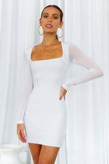Secrets Kept Hidden Dress White