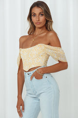 Picnic Dance Crop Yellow