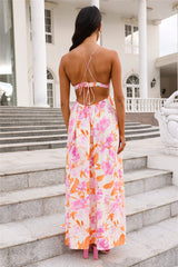 Fancy Resort Maxi Dress Orange