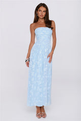 Dress Ready Strapless Maxi Dress Blue