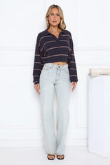 Noir Glow Sweater Navy