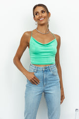 For You Only Crop Light Green