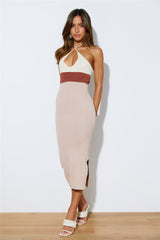 Jennifer Midi Dress Brown