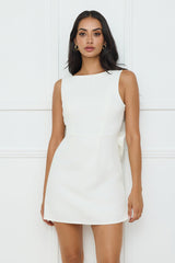 Enchanted Waltz Mini Dress White